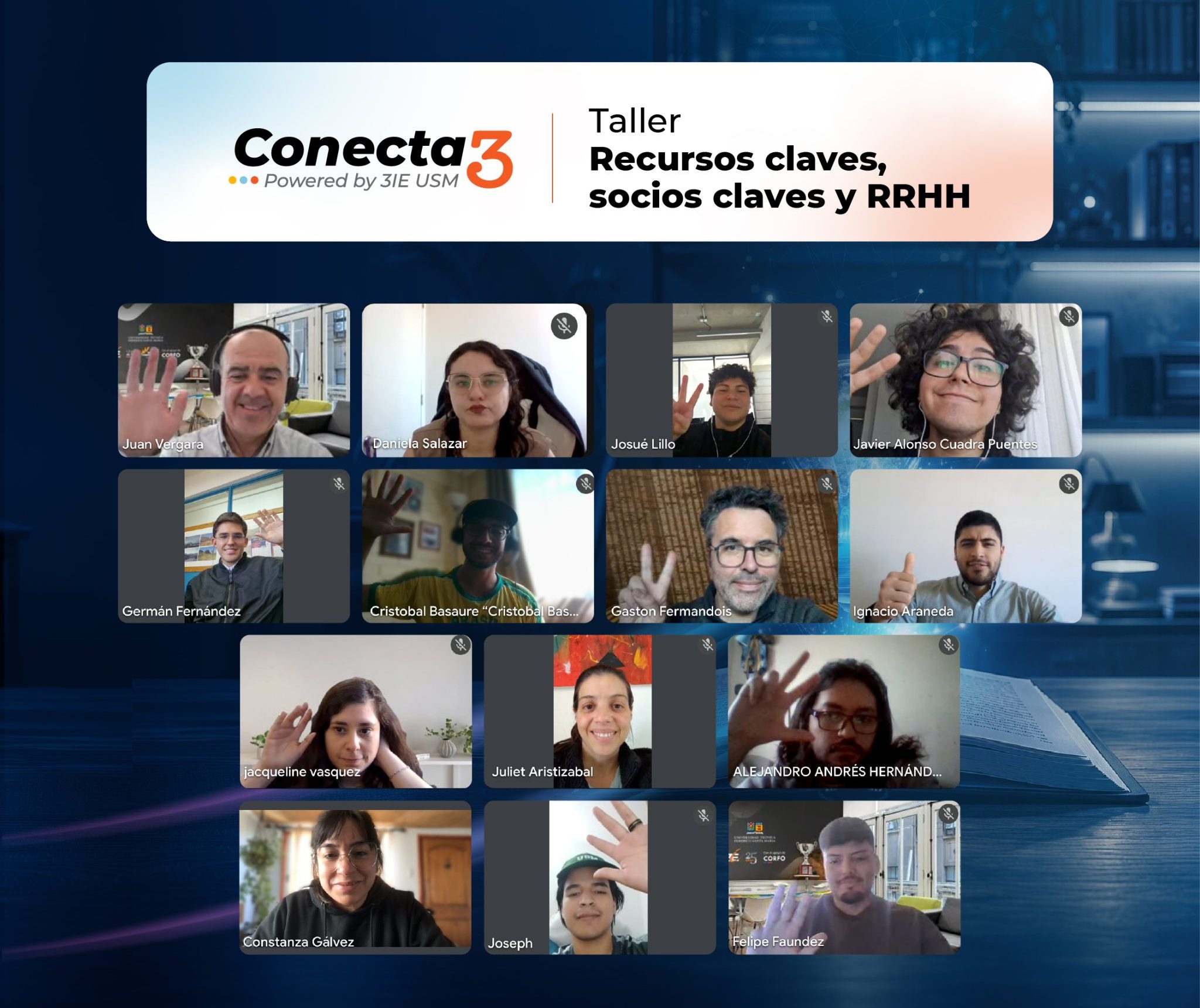 Culmina ciclo de módulos para elaborar modelos de negocio del programa Conecta3 del Instituto 3IE-USM
