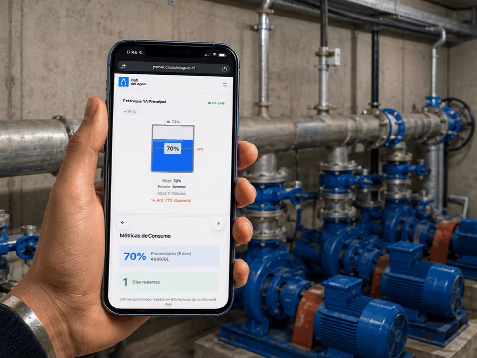 Startup 3IE-USM busca digitalizar la gestión del agua en condominios, sanitarias y empresas con tecnología IoT