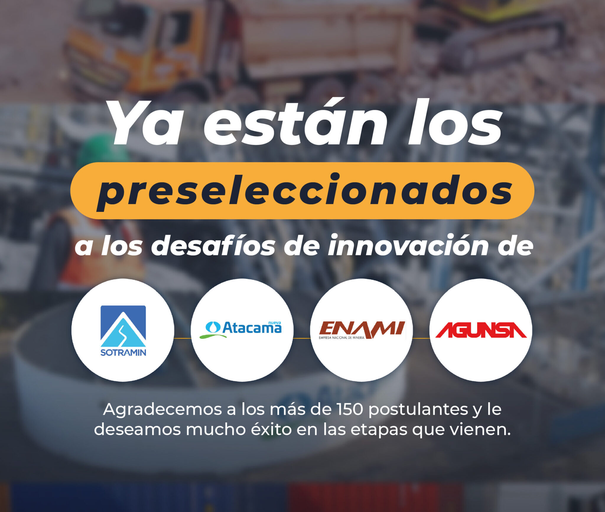 Programa Tantay Atacama® anuncia las 25 soluciones preseleccionadas para sus ocho Desafíos de Innovación